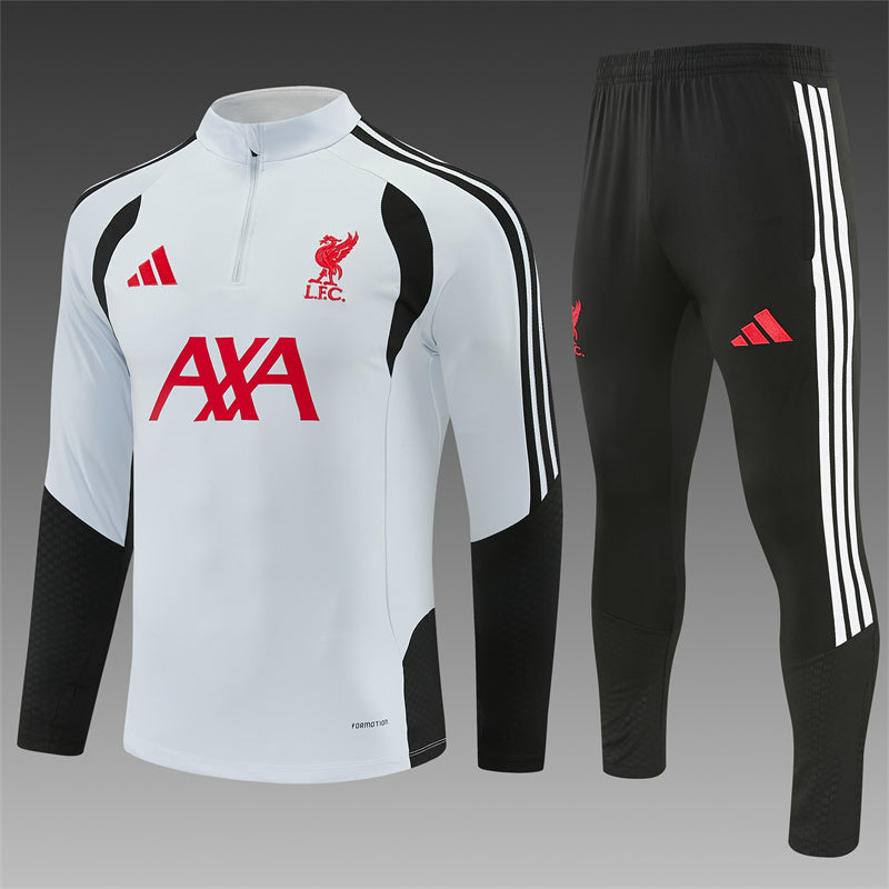 Liverpool Half-Pull Trainingspak 'Wit' 26/27 - VOLWASSENEN