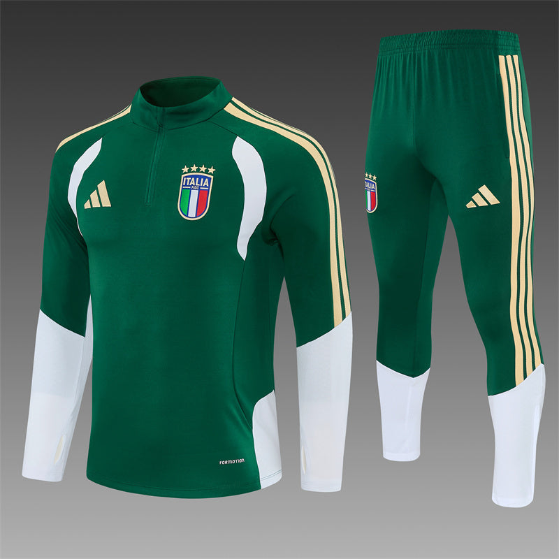 Italie Half-Pull Trainingspak 'Groen' 26/27 - VOLWASSENEN