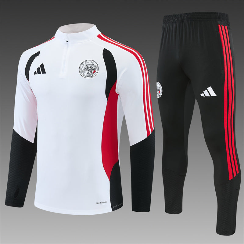 Ajax Half-Pull Trainingspak 'Wit' 26/27 - VOLWASSENEN