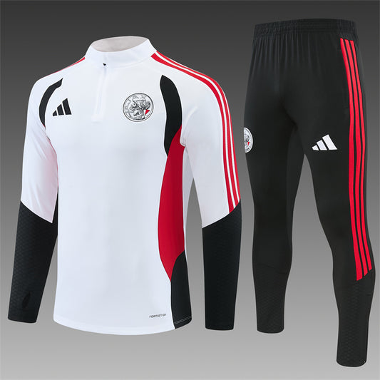Ajax Half-Pull Trainingspak 'Wit' 26/27 - VOLWASSENEN