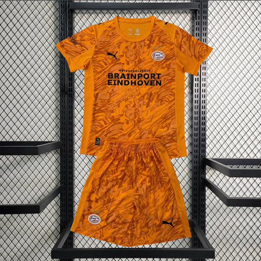 PSV Eindhoven Keeper Voetbalkit 'Oranje' 25/26 - KINDEREN