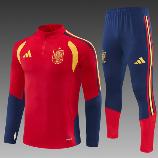 Spanje Half-Pull Trainingspak 'Rood' 26/27 - VOLWASSENEN
