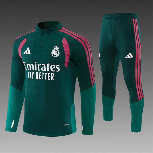 Real Madrid Half-Pull Trainingspak 'Groen' 26/27 - VOLWASSENEN