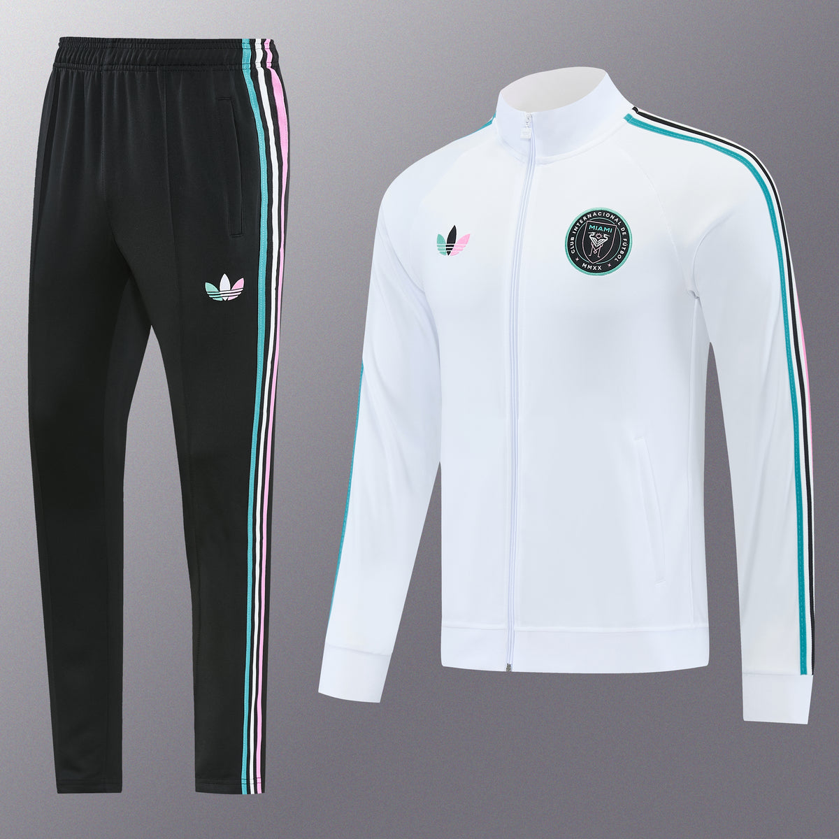 Inter Miami Full-Zip Trainingspak 26/27 'Wit' - VOLWASSENEN