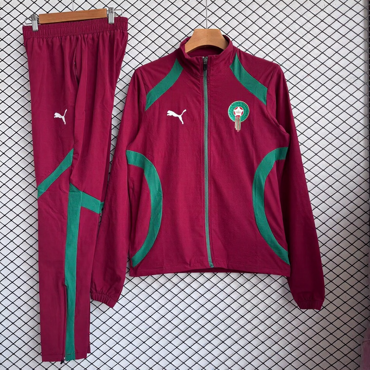 Marokko Full-Zip Trainingspak 'Marineblauw' WK 2026 - VOLWASSENEN