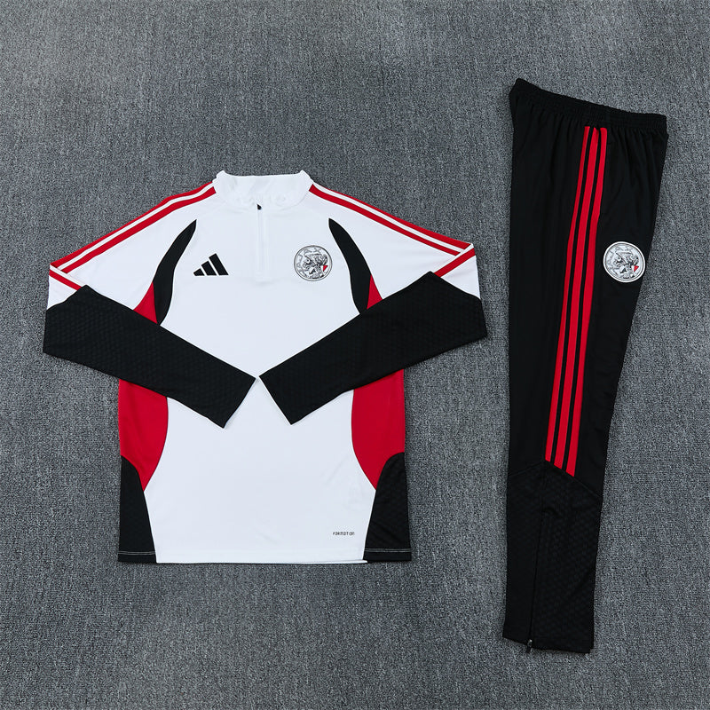 Ajax Half-Pull Trainingspak 'Wit' 26/27 - VOLWASSENEN
