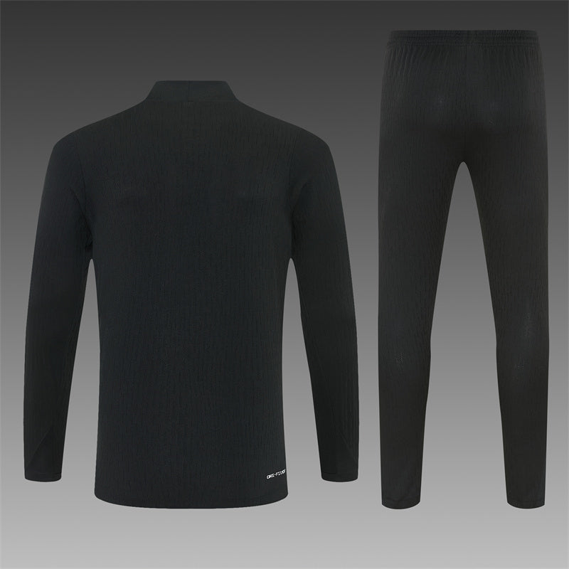 Barcelona Half-Pull Trainingspak 'Zwart' 25/26 - VOLWASSENEN