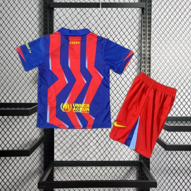 Barcelona 4e Voetbalkit 25/26 - KINDEREN