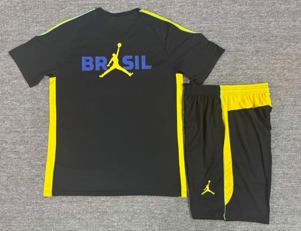 Brazilie Trainingskit 'Zwart-Geel' 26/27 - KINDEREN
