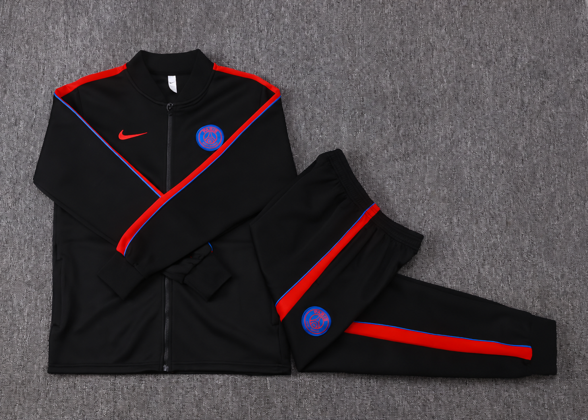 Paris Saint Germain Full-Zip Trainingspak 26/27 'Zwart' - VOLWASSENEN