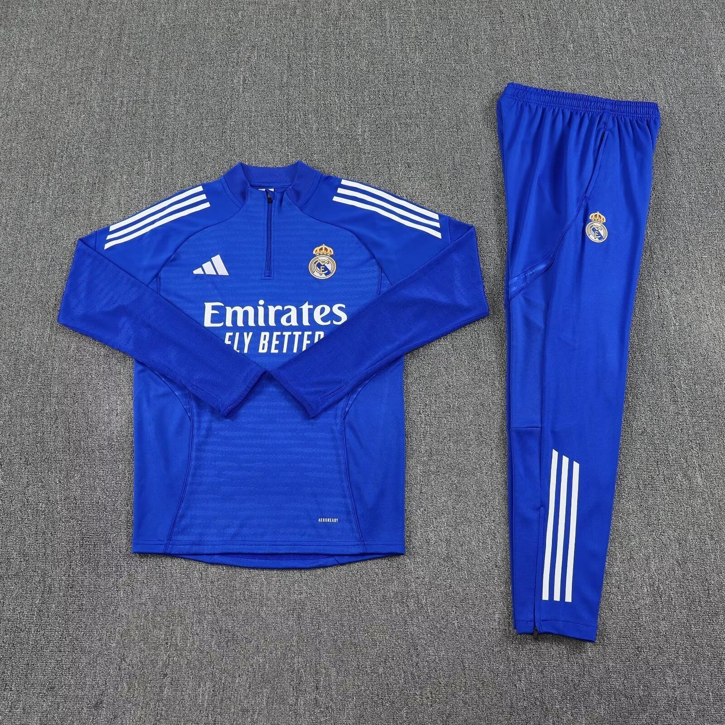 Real Madrid Half-Pull Trainingspak 'Blauw' 25/26 - VOLWASSENEN