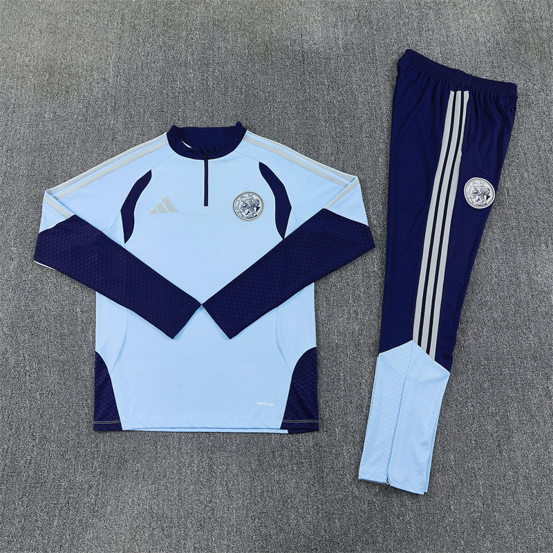 Ajax Half-Pull Trainingspak 'Lichtblauw' 26/27 - KINDEREN