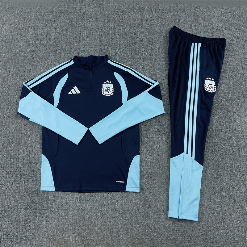 Argentie Half-Pull Trainingspak 'Blauw' 26/27 - KINDEREN