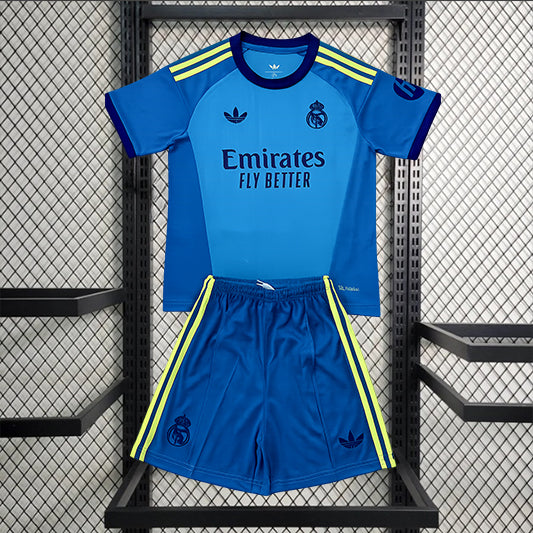 Real Madrid Keeper Voetbalkit 'Blauw' 26/27 - KINDEREN