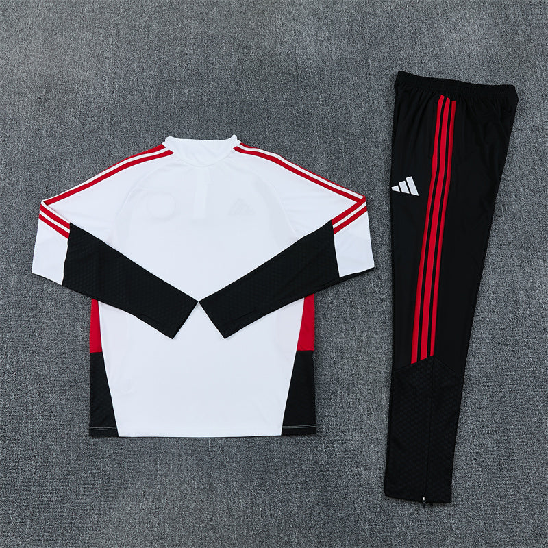Ajax Half-Pull Trainingspak 'Wit' 26/27 - VOLWASSENEN