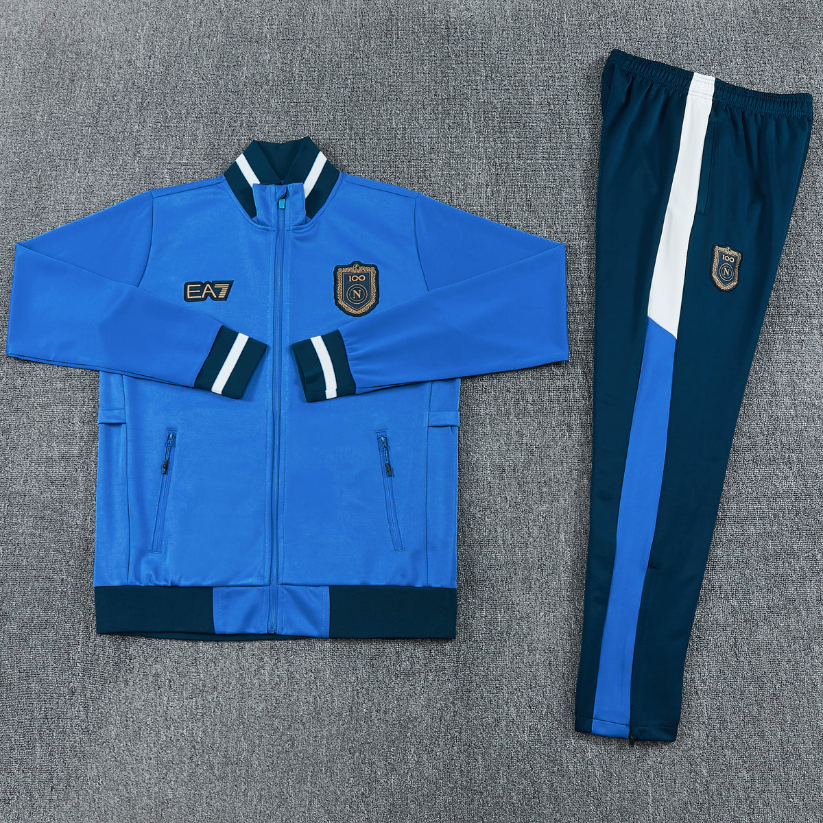 Napoli Full-Zip Trainingspak 26/27 'Blauw - VOLWASSENEN