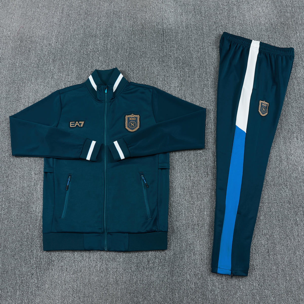 Napoli Full-Zip Trainingspak 26/27 'Groen - VOLWASSENEN