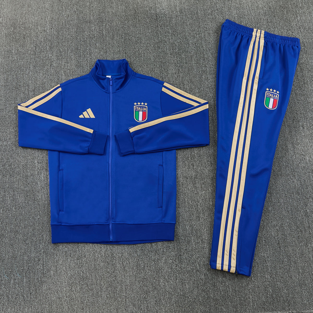 Italie Full-Zip Trainingspak 26/27 'Blauw' - VOLWASSENEN