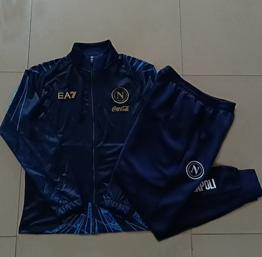 Napoli Full-Zip Trainingspak 'Marineblauw' 25/26 - VOLWASSENEN