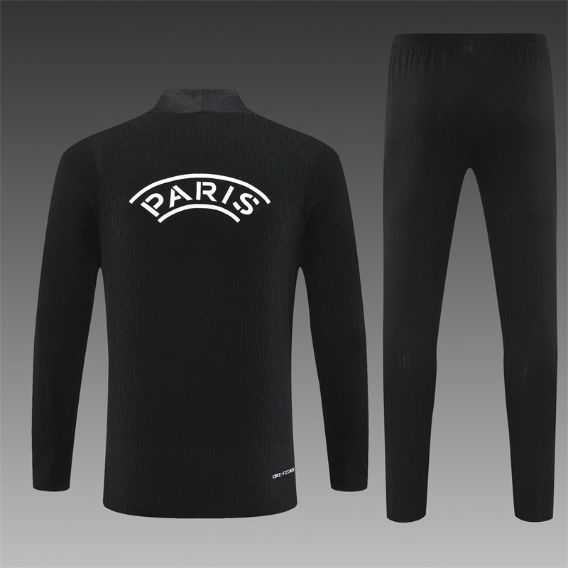 Paris Saint Germain Half-Pull Trainingspak 'Zwart' 25/26 - VOLWASSENEN