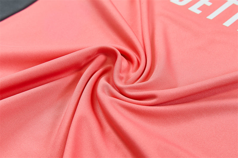Real Madrid Half-Pull Trainingspak 'Roze-Grijs' 26/27 - KINDEREN