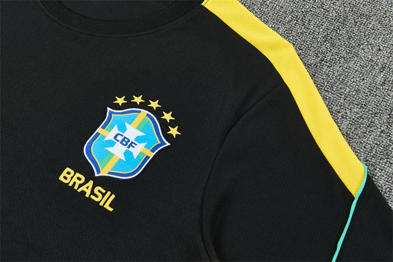 Brazilie Trainingskit 'Zwart-Geel' 26/27 - KINDEREN