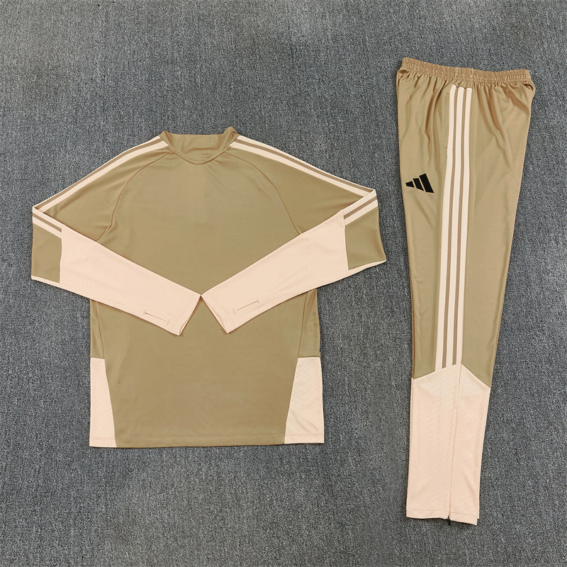 Arsenal Half-Pull Trainingspak 'Beige' 26/27 - KINDEREN