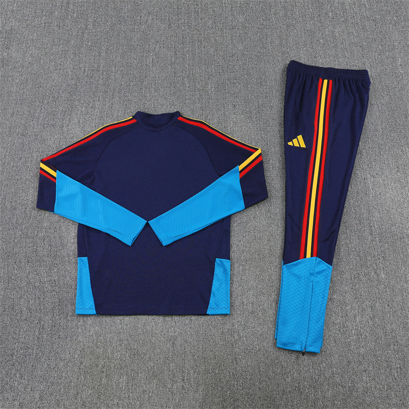 Spanje Half-Pull Trainingspak 'Marineblauw' 26/27 - KINDEREN