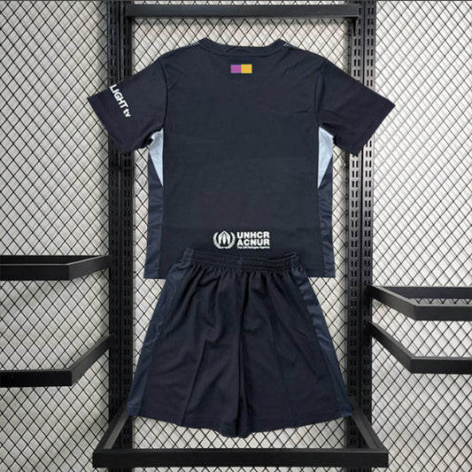 Barcelona Keeper Voetbalkit 'Zwart' 25/26 - KINDEREN