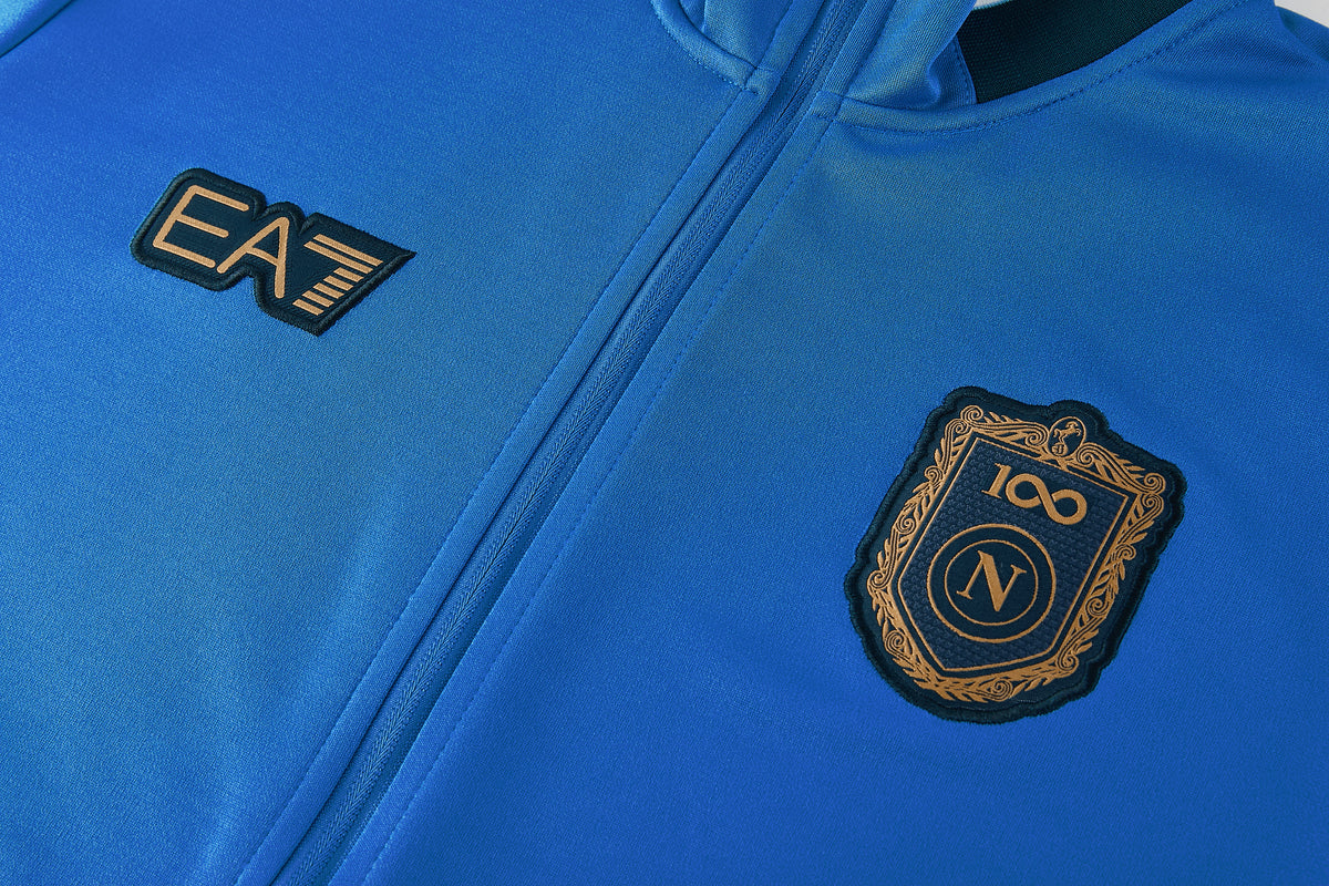 Napoli Full-Zip Trainingspak 26/27 'Blauw - VOLWASSENEN