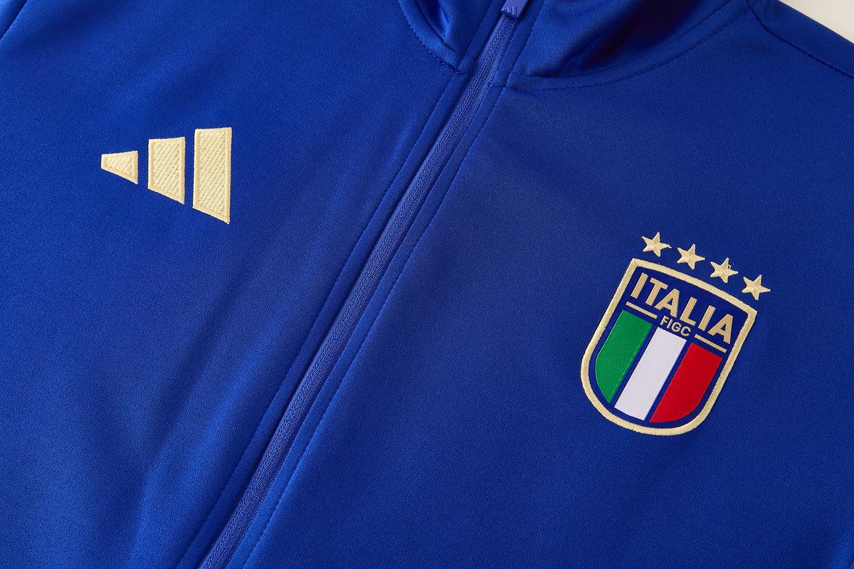Italie Full-Zip Trainingspak 26/27 'Blauw' - VOLWASSENEN