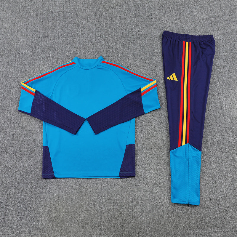 Spanje Half-Pull Trainingspak 'Blauw' 26/27 - KINDEREN