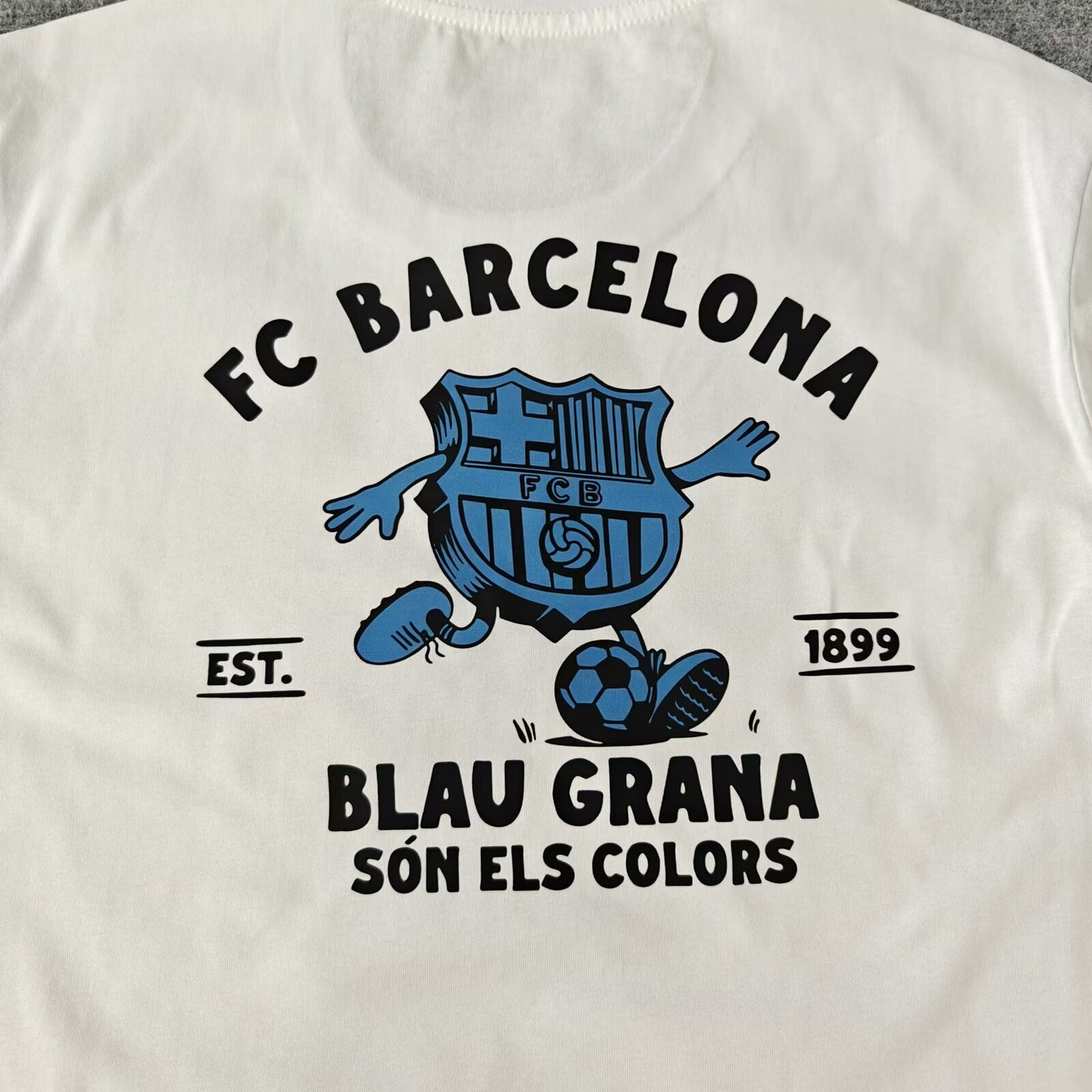 Barcelona 'Blau Grana' Casual T-shirt 2026 - VOLWASSENEN
