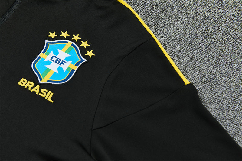 Brazilie Half-Pull Trainingspak 'Zwart-Geel' 2026 - KINDEREN