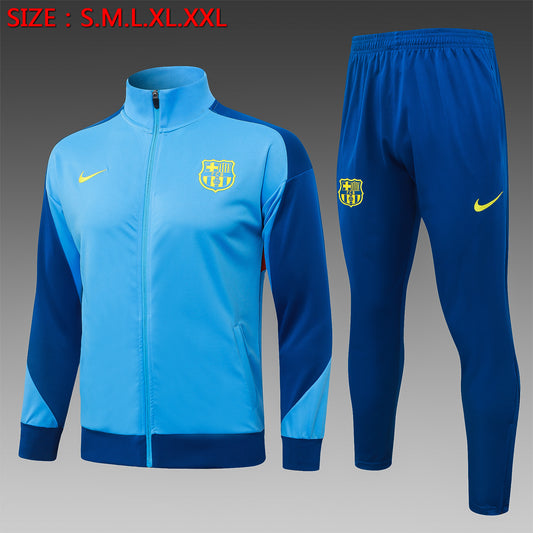 Barcelona Full-zip Trainingspak 'Blauw' 25/26 - VOLWASSENEN