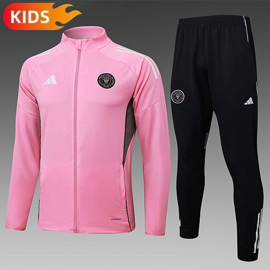 Inter Miami Full-zip Trainingspak 'Roze' 25/26 - KINDEREN