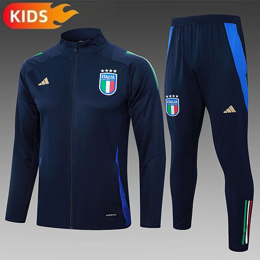 Italie Full-zip Trainingspak 'Blauw' 25/26 - KINDEREN