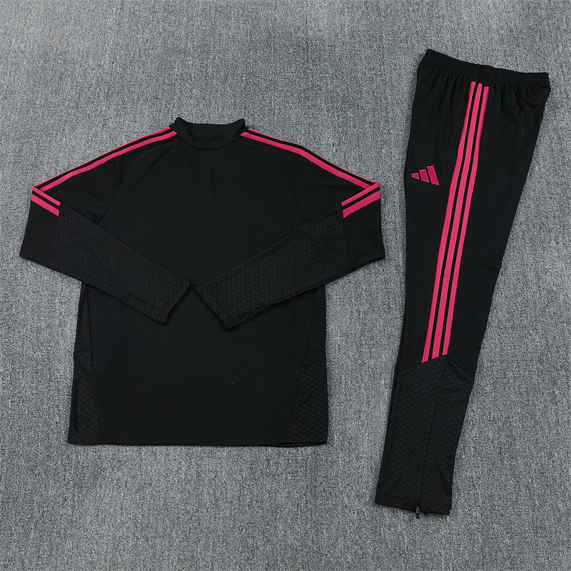 Real Madrid Half-Pull Trainingspak 'Zwart' 26/27 - VOLWASSENEN