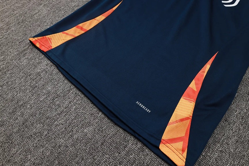 Juventus Half-Pull Trainingspak 'Blauw' - KINDEREN