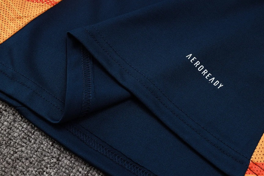 Juventus Half-Pull Trainingspak 'Blauw' - KINDEREN