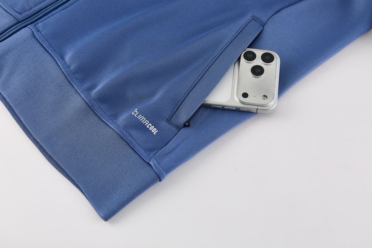 Bayern Munchen Full-Zip Trainingspak 26/27 'Blauw' - VOLWASSENEN