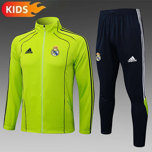 Real Madrid Full-zip Trainingspak 'Fluor' 25/26 - KINDEREN