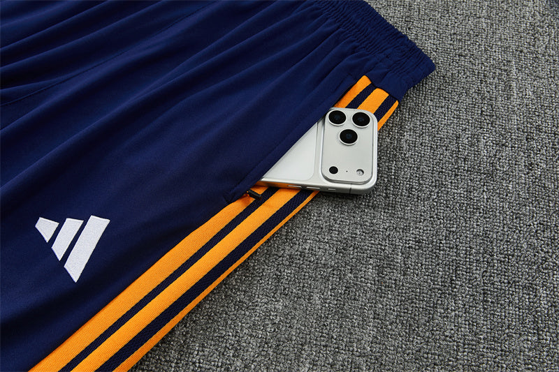 Real Madrid Half-Pull Trainingspak 'Blauw-Oranje' 26/27 - VOLWASSENEN