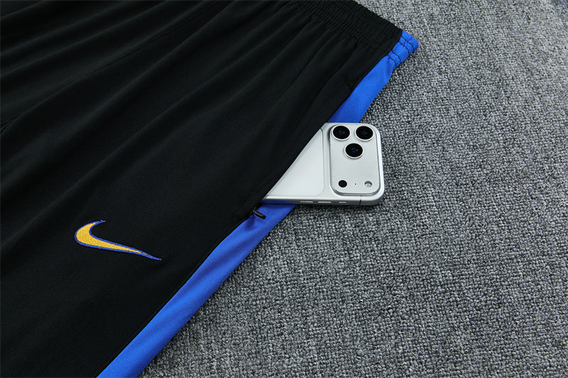 Inter Milan Half-Pull Trainingspak 'Zwart-Blauw' 26/27 - KINDEREN