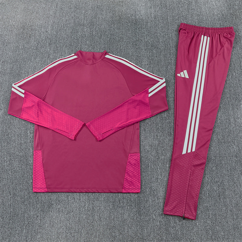 Real Madrid Half-Pull Trainingspak 'Roze' 26/27 - KINDEREN
