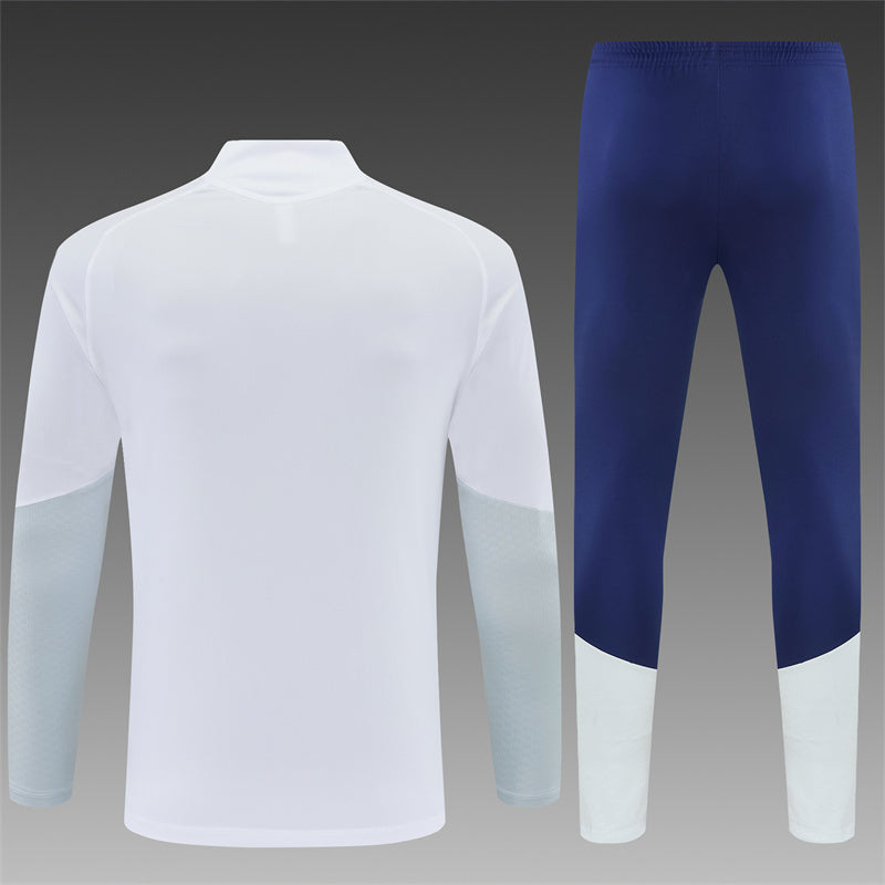 Real Madrid Half-Pull Trainingspak 'Wit' 26/27 - KINDEREN