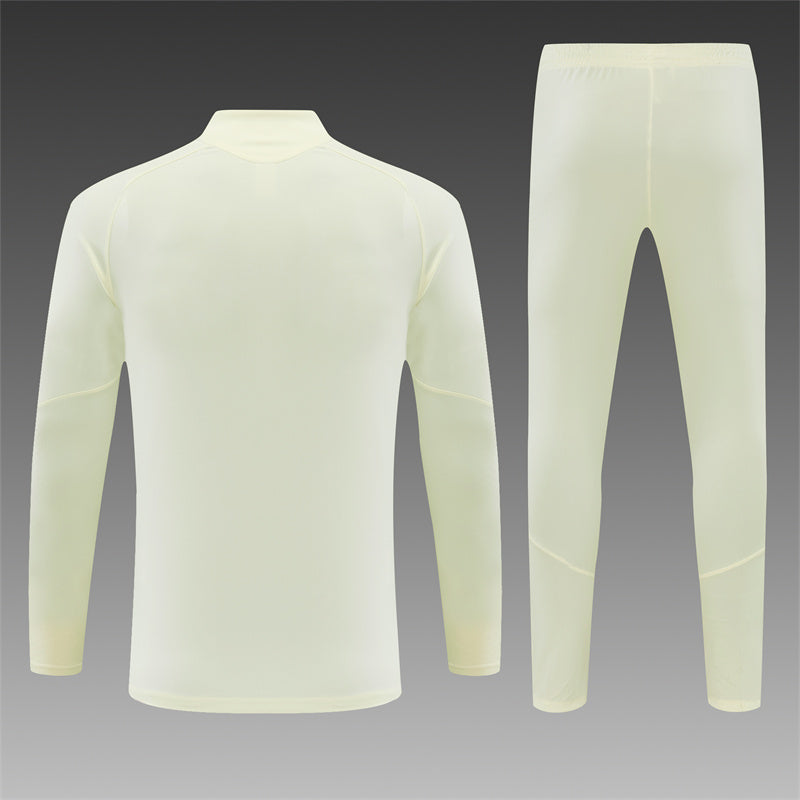 Real Madrid Half-Pull Trainingspak 'Beige' 26/27 - KINDEREN