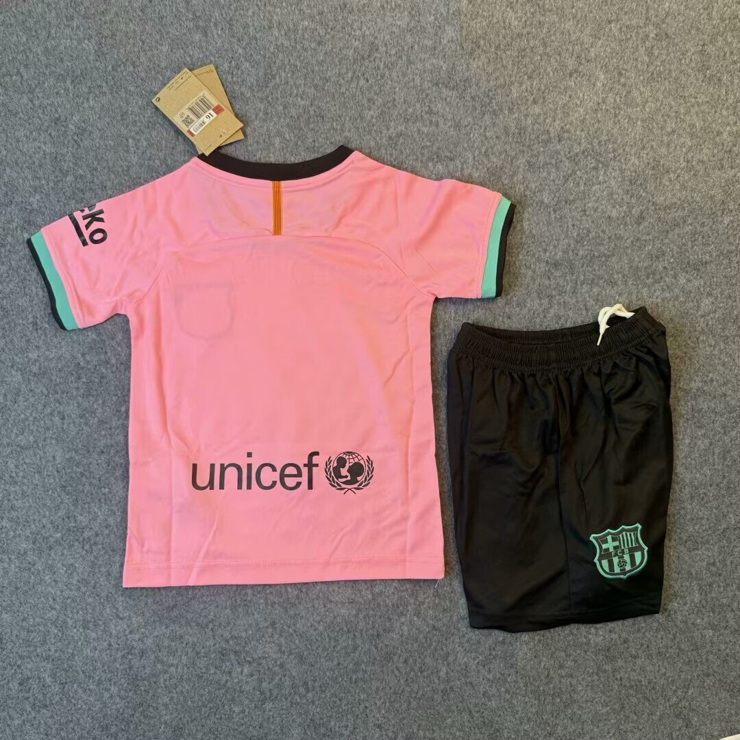 Barcelona Retro 'Derde' Voetbalkit 20/21 - KINDEREN
