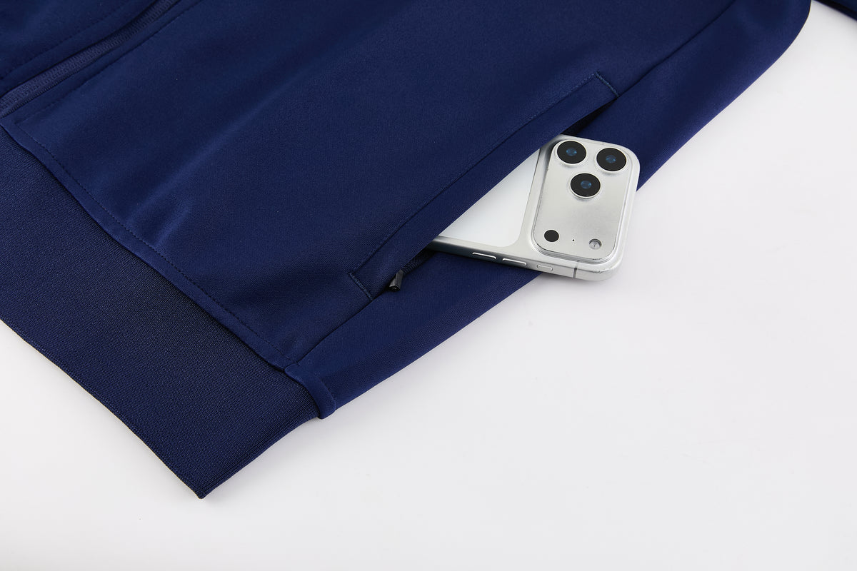 Real Madrid Full-Zip Trainingspak 26/27 'Marineblauw' - VOLWASSENEN