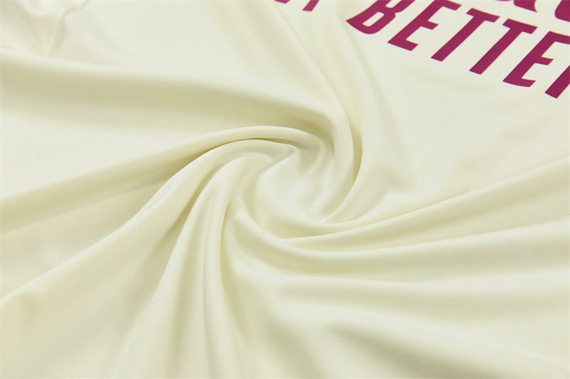 Real Madrid Half-Pull Trainingspak 'Beige-Roze' 26/27 - VOLWASSENEN